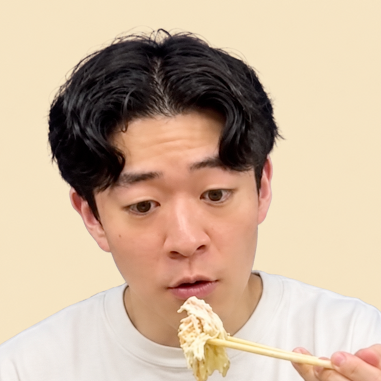 一緒に毛ガニを食べたシュン